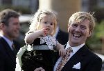 Wassenaar 19 november 2005
Doop prinses Alexia en kerk Wassenaar.
Prins Willem Alexander en Amalia