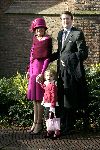 Wassenaar 19 november 2005
Doop prinses Alexia en kerk Wassenaar.
Prinses laurentien Prins Constantijn en Eloise