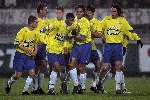 Waalwijk, 19 November 2005
Kompetitiewedstrijd seizoen 2005/2006
RKC-PSV eindstand 4-4
Vreugde bij RKC nadat ze op 4-3 voorsprong komen