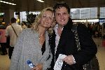 Schiphol 2 november 2005
Rene Froger vertrekt met zijn vrouw Natasja Froger via Londen naar New York om daar de marathon te lopen.