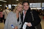 Schiphol 2 november 2005
Rene Froger vertrekt met zijn vrouw Natasja via Londen naar New York om daar de marathon te lopen.