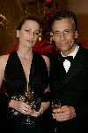 Amsterdam 28 november 2005
Beau Monde awards in het hilton.
Robert Schoemacher met vriendin