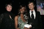 Amsterdam 28 november 2005
Beau Monde awards in het hilton.
 Sylvana Simons met visagist en stylist