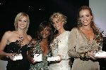 Amsterdam 28 november 2005
Beau Monde awards in het hilton.
Inge de Bruijn Tooske Breugem Ellemieke Vermolen en Sylvana Simons