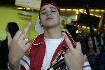 Amsterdam 16 november 2005
Premiere Chicken Little in Pathe arena.
Yes R rapper met middelvinger