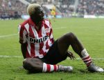 Eindhoven, 20 Oktober 2006 
Kompetitiewedstrijd PSV-Roda JC Seizoen 2006/2007
Eindstand 4-1
Arouna Kone na een gemiste kans