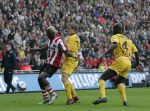 Eindhoven, 20 Oktober 2006 
Kompetitiewedstrijd PSV-Roda JC Seizoen 2006/2007
Eindstand 4-1
Arouna Kone in duel Marcel de jong (17) en Pa Modou Kah