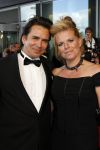 Rotterdam 7 oktober 2006
Premiere Cats in nieuwe Luxor.
Corine Boon met man