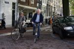 Amsterdam 11 oktober 2006
Presentatie boek Andre v Duin.
Fred Oster met vrouw op fiets