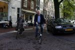 Amsterdam 11 oktober 2006
Presentatie boek Andre v Duin.
Fred Oster met vrouw op fiets
