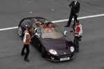 Zandvoort 1 oktober 2006
A1 GP op zanvoort.
  Jan Peter Balkenende in Spyker cabrio