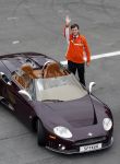Zandvoort 1 oktober 2006
A1 GP op zanvoort.
  Jan Peter Balkenende in Spyker cabrio