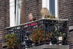 Amsterdam 11 oktober 2006
Josine v dalsum op balkon van haar appartement.