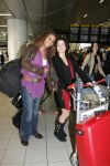 Schiphol 5 oktober 2006
Cast Onderweg naar morgen ONM vertrekken naar Turkije vanwege 25ooe aflevering.
Lauretta Gerards en Katarina Justic