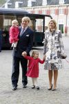 Apeldoorn 8 oktober 2006
Doop Prinses Leonore in het Loo in Apeldoorn.
Prinses Maxima met Prins Willem Alexander Prinses Alexia en Prinses Amalia