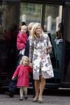 Apeldoorn 8 oktober 2006
Doop Prinses Leonore in het Loo in Apeldoorn.
Prinses Maxima met Prins Willem Alexander Prinses Alexia en Prinses Amalia