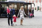 Apeldoorn 8 oktober 2006
Doop Prinses Leonore in het Loo in Apeldoorn.
Prinses Maxima met Prins Willem Alexander Prinses Alexia en Prinses Amalia