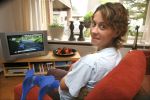 Moergestel, 23 September 2006
Wielrenster Mirjam Melchers nadat ze 14 dagen in een ziekenhuis heeft gelegen in Aachen ( Duitsland )