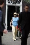 Amsterdam 28 september 2006
Paris Hilton met zonnebril op bij Hotel Dylan
