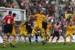 Eindhoven, 20 Oktober 2006 
Kompetitiewedstrijd PSV-Roda JC Seizoen 2006/2007
Eindstand 4-1
Phillip Cocu probeert koppend te scoren
