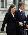Rotterdam 16 september 2006
Herdenkingsdienst voor hr v Vollenhoven in Hulskamp gebouw.
Prins Pieter Christiaan en zijn zwangere vrouw Anita