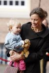 Apeldoorn 8 oktober 2006
Doop Prinses Leonore in het Loo in Apeldoorn.
Prinses Marilenen Prins Maurits met hun kinderen Prinses Anna Prins Lucas en Prinses Felicia met hun aupair  
Peter Smulders bv