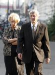 Rotterdam 16 september 2006
Herdenkingsdienst voor hr v Vollenhoven in Hulskamp gebouw.
Ruud Lubbers met zijn vrouw Ria Lubbers