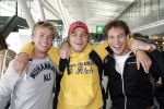 Schiphol 5 oktober 2006
Cast Onderweg naar morgen ONM vertrekken naar Turkije vanweg 25ooe aflevering.
Erik Bouwman Sander Foppele en ...