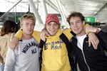 Schiphol 5 oktober 2006
Cast Onderweg naar morgen ONM vertrekken naar Turkije vanweg 25ooe aflevering.
Erik Bouwman Sander Foppele en ...