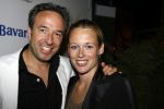 Amsterdam 30 september 2006
feestje A1 grand prix in club Onassis.
Tom Coronel met zijn vriendin