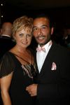 Rotterdam 7 oktober 2006
Premiere Cats in het nieuwe luxor.
Vera Mann met haar vriend Mike Delhaye