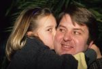 Maastricht, 10 Januari 1990
Arthur Oostwegel ( de inmiddels overleden ex-echtgenoot van Marjon Lambriks ) met zijn dochter Caroline Oostwegel