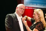 Gorinchem 21 september 2009
Ruud de Graaf 30 jaar in het vak en krijgt een koninklijk lintje. Ruud met zijn vrouw
Peter Smulders bv