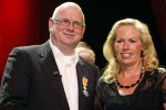 Gorinchem 21 september 2009
Ruud de Graaf 30 jaar in het vak en krijgt een koninklijk lintje. Ruud met zijn vrouw
Peter Smulders bv