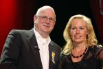 Gorinchem 21 september 2009
Ruud de Graaf 30 jaar in het vak en krijgt een koninklijk lintje. Ruud met zijn vrouw
Peter Smulders bv