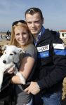 Scheveningen 3 oktober 2010
Dogwalk georganiseerd door de stichting van Bridget Maasland . Alexandra Alphenaar met vriend en hond
Peter Smulders bv