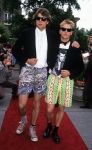 Amsterdam, 8 Juni 1991
Feest GTST met Reinout Oerlemans en Antonie Kamerling in korte broek.
Foto Peter Smulders BV