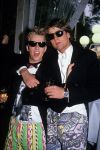Amsterdam, 8 Juni 1991
Feest GTST met Reinout Oerlemans en Antonie Kamerling in korte broek.
Foto Peter Smulders BV