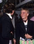 Amsterdam, 8 Juni 1991
Feest GTST met Reinout Oerlemans en Antonie Kamerling in korte broek.
Foto Peter Smulders BV