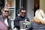 Amsterdam 2 november 2010
Gerard Joling en Wino Omtzigt op terras op de pc hooftstraat.
Peter Smulders bv