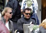 Amsterdam 2 november 2010
Gerard Joling en Wino Omtzigt op terras op de pc hooftstraat.
Peter Smulders bv