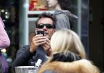 Amsterdam 2 november 2010
Gerard Joling en Wino Omtzigt op terras op de pc hooftstraat.
Peter Smulders bv