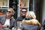Amsterdam 2 november 2010
Gerard Joling en Wino Omtzigt op terras op de pc hooftstraat.
Peter Smulders bv