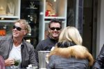 Amsterdam 2 november 2010
Gerard Joling en Wino Omtzigt op terras op de pc hooftstraat.
Peter Smulders bv