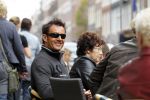Amsterdam 2 november 2010
Gerard Joling en Wino Omtzigt op terras op de pc hooftstraat.
Peter Smulders bv