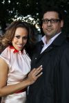 Amsterdam 29 september 2010
Pink Ribbon gala in de westerkerk. Glennis Grace met vriend Moos
Peter Smulders bv