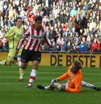 Eindhoven, 24 Oktober 2010
Kompetitiewedstrijd PSV-Feyenoord, eindstand 10-0 Seizoen 2010/2011
De grootste nederlaag van Feyenoord ooit in het betaalde voetbal
Evenaring van de grootste overwinning PSV in het betaald Voetbal
Jonathan Reis
Foto Junior Smulders
