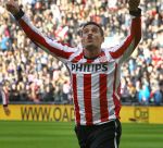 Eindhoven, 24 Oktober 2010
Kompetitiewedstrijd PSV-Feyenoord, eindstand 10-0 Seizoen 2010/2011
De grootste nederlaag van Feyenoord ooit in het betaalde voetbal
Evenaring van de grootste overwinning PSV in het betaald Voetbal
Jonathan Reis
Foto Junior Smulders
