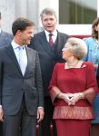 Den Haag 14 oktober 2010
Het kabinet van President Mark Rutte bij Koningin Beatrix op huis ten Bosch.Henk Kamp Hans Dillen Marja van Bijsterveldt Vliegenthart Gerd Leers Uri Rosenthal Maxim Verhagen Piet Hein Donner Ivo Opstelten Jan Kees de Jager Melanie Schultz van Haegen Maas Geesteranus en Edith Schippers