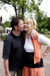 Kaatsheuvel 16 mei 2004
Bekende nederlanders in de efteling.
Marilou v Stenis zwanger met vriend en dochter
Peter Smulders bv